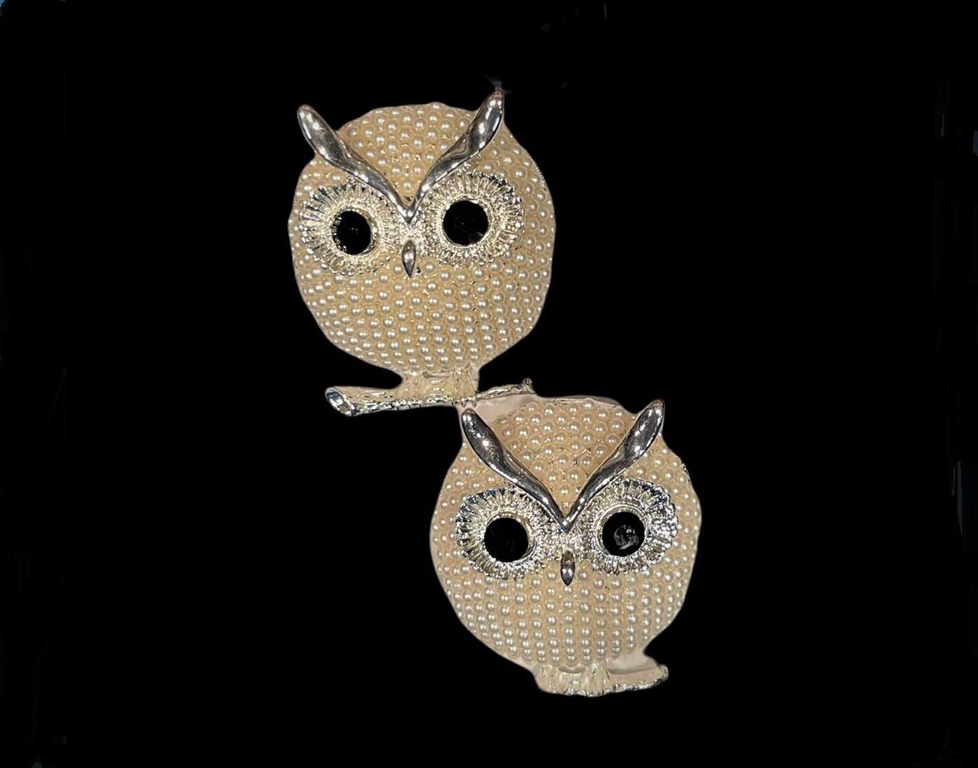 Gold Owl Brooches