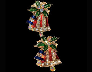 Christmas Bell Brooches