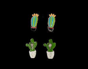 Multiple Sets of Cacti Brooches