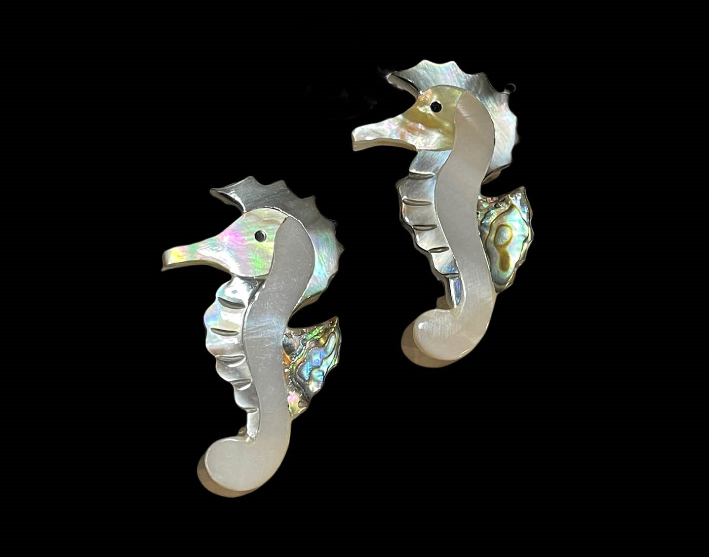 Sea Horse Brooches